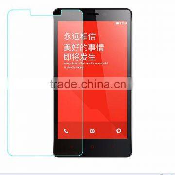 wholesale price tempered glass screen protector for XIAOMI Redmi NOTE round edge/straight edge