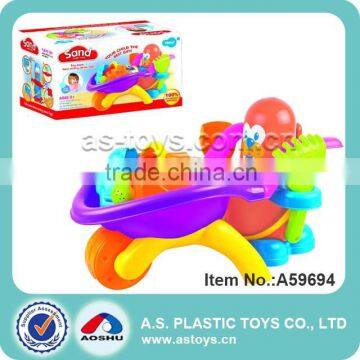 12 pieces summer beach tool toy beach cart for kid