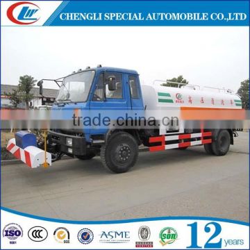 6 Wheels Road cleaner High pressure cleaning truck 4x2 Road cleaning truck for sale