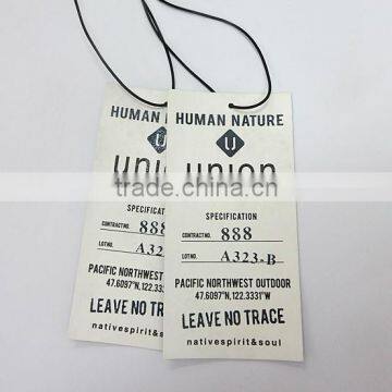 White Paper Jeans Denim Hangtag Customized Cards