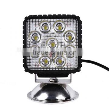 12v 24v 27w square led work light, 27w led driving work light