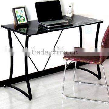 contemporary Computer Desk/ stainless steel frame