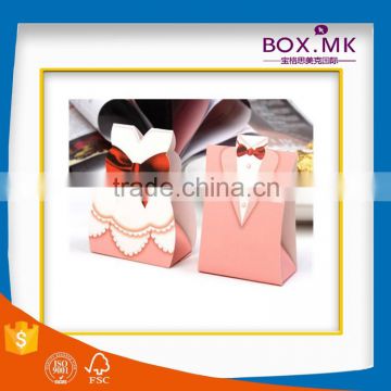 Top Sale High Quality New Style Manufacturer Paper Pink Wedding Envelope Box