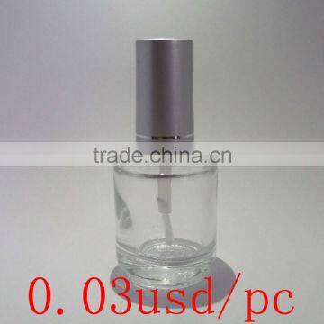 real factory 15ml round shape Nail polish bottle