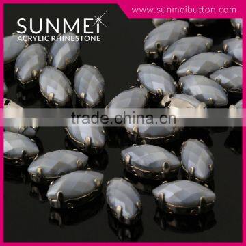 Wholesale Turtle Cut Pearl Plastic Rhinestone Sewing Accessories