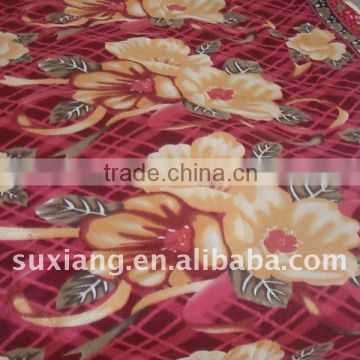 Stock 100% Polyester Printed Coral Velvet Blanket