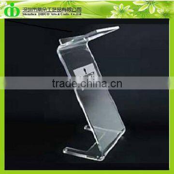 DDL-0015 Trade Assurance Z Shape Acrylic Speaking Lectern Podium