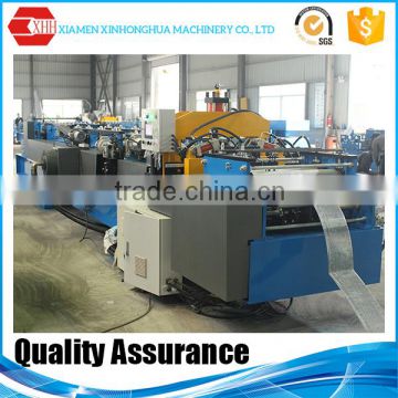 Omega profile roll forming machine C U purlin channel truss furring making machine