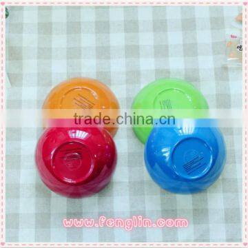 plastic rice/ soup/bowl, wholesale stackable color round melamine bowl