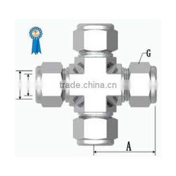 ss304l cross pipe fittings