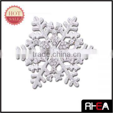 Alloy Jewelry Christmas Snowflake Design Fashion Brooch Jewelry