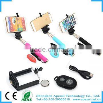Self-timer Kit Monopod + Shutter Bluetooth Wireless Camera AB Shutter for most Android Phone CL-70