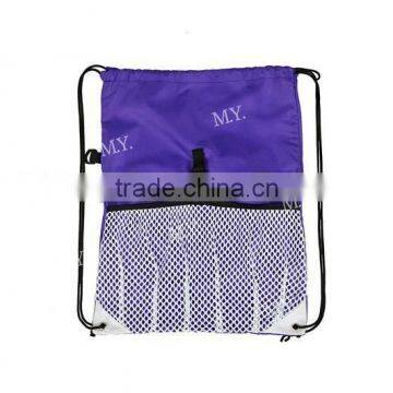 Backpack Style Drawstring Bags ,promotional Drawstring Bag With Mesh Fabric