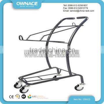 High quality metal mini supermarket shopping trolley