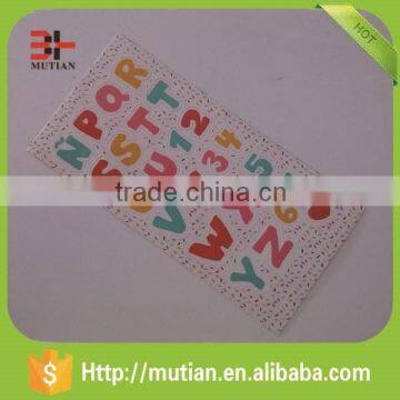 Custom mini adhesive letters/alphabet stickers