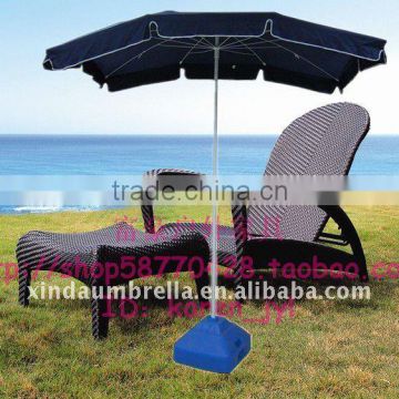 210x140cm square 10ribs 180G polyester deluxe parasol outdoor patio umbrella