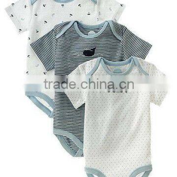 cotton romper for baby /baby romper short sleeve baby clothes gift set