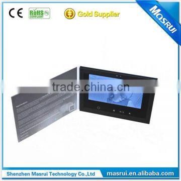 7 Inch TFT LCD Video Card Video Greeting Card Video Brochure photo-4