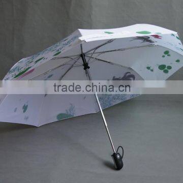 hot sale auto open and close color change umbrella manufacturing company