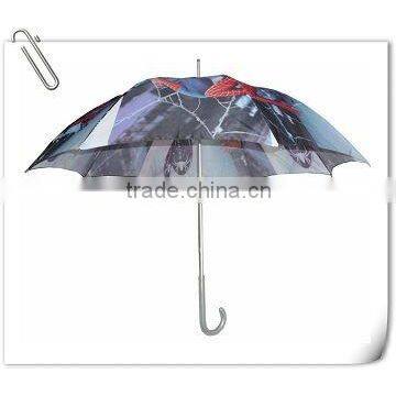 wooden shaft straight umbrella;golf umbrella