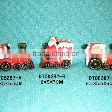 ceramic christmas train for decoration