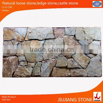 natural random castle wall stones for exterior wall