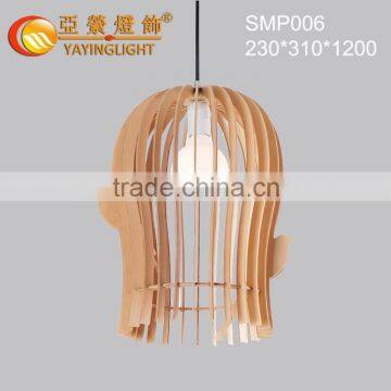 2015 popular modern pendant lamp wood pendant lamp,Wooden Pendant lamp