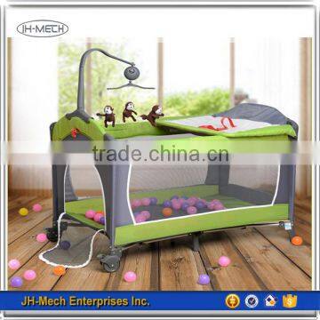 European Standard New Steel Tube Frame Baby Playard