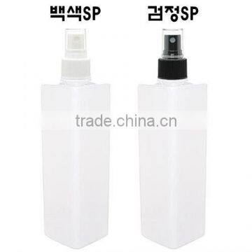 Spray cap PET bottle 350ml square White