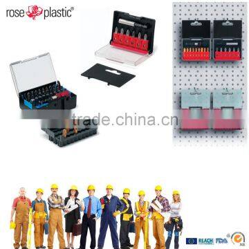 Plastic storage packaging box for bits set BP