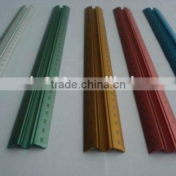 Custom 30cm 12' Metallic Aluminium Ruler photo-2