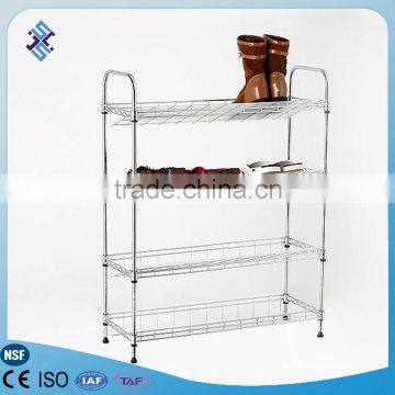 metal steel wire shoe rack cabinet