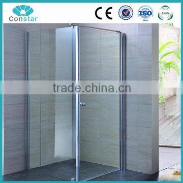 6mm Square shower screen