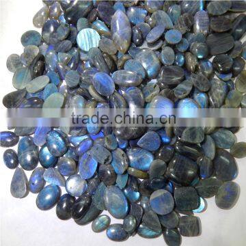 BEAUTIFUL NICE BLUE FIRE LABRADORITE GOOD COLOR & GOOD QUALITY LOT