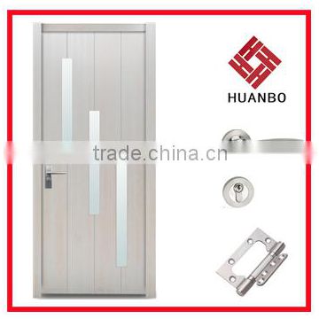 Glass insert Interior PVC wooden door