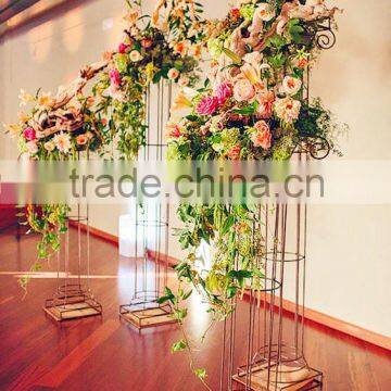 wedding mandap with flower decorations/indian wedding party