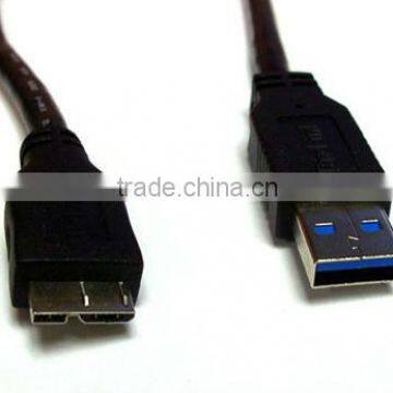 SuperSpeed USB 3.0 Type A to Micro-B Cable in Black photo-2