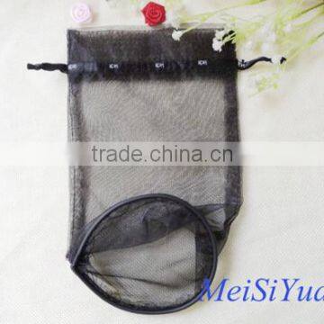 Wholesale Cheap Fancy Customized Black Organza Bags for Wedding photo-5