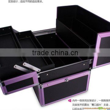 Fashion design aluminum makeup case