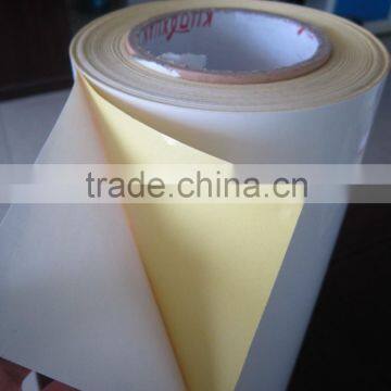 80g wood free paper/85g yellow release self adhesive paper