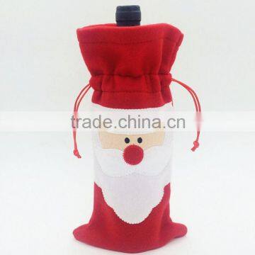 2016 New Hot Xmas Christmas Wine Bottle Gift Bag In stock Wholesale