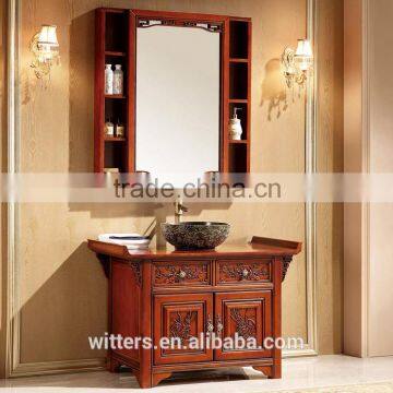 WTS-8511 40'' Discount Customize Chinese Style Counter Wash Basin Wooden Cabinet photo-6