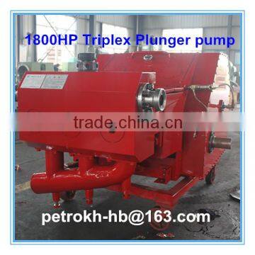 High Pressure Triplex Plunger Pump(1800HP)
