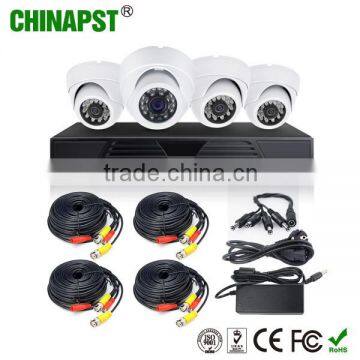 Real-time playback CCTV camera system 4ch cctv dvr kit PST-AHDK04A