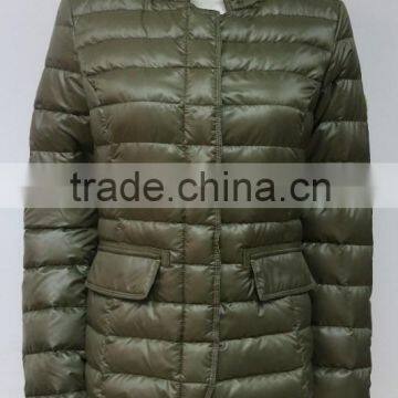Women Winter 90% Down 10% Feather Down Jacket Fabric