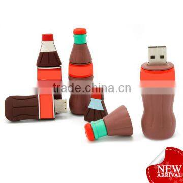 cheap custom wine bottle shape usb stick , bottle shape usb