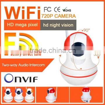 P2P 720P Mini wirless Ip Robot Camera ,home syestem PTZ WIFI Camera