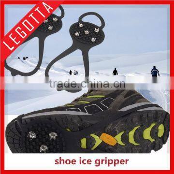 2015 High quality saled best eco-friendly four size shoe ice gripper for keeping safe