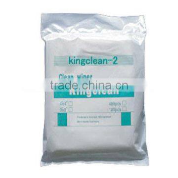 lint-free and low-particled 100 polyester microfiber fabric