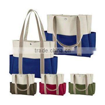 double handle ladies fancy shopping bag